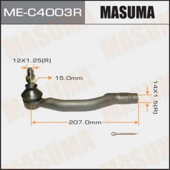 Наконечник рулевой тяги Masuma ME-C4003R MAZDA6 07- RH