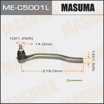 Наконечник рулевой тяги Masuma ME-C5001L ACCORD CF9 LH