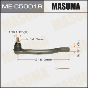 Наконечник рулевой тяги Masuma ME-C5001R ACCORD CF9 RH