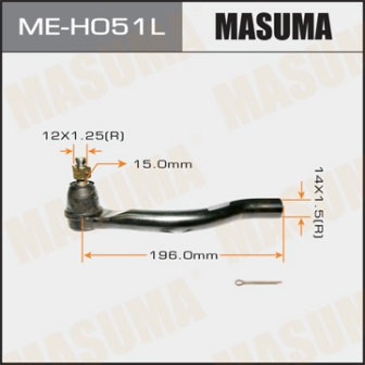 Наконечник рулевой тяги Masuma ME-H051L ACCORD CU2