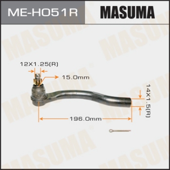 Наконечник рулевой тяги Masuma ME-H051R ACCORD CU2