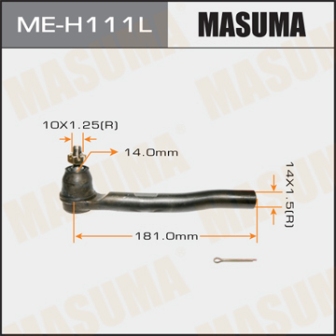 Наконечник рулевой тяги Masuma ME-H111L FIT GE6 GE8