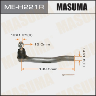 Наконечник рулевой тяги Masuma ME-H221R CIVIC 06-