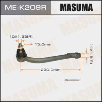Наконечник рулевой тяги Masuma ME-K209R HYUNDAI KIA ELANTRA CERATO RH