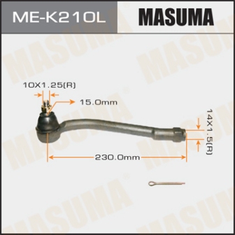 Наконечник рулевой тяги Masuma ME-K210L HYUNDAI KIA ELANTRA CERATO LH