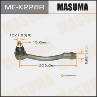 Наконечник рулевой тяги Masuma ME-K228R HYUNDAI KIA RH