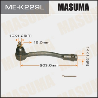 Наконечник рулевой тяги Masuma ME-K229L HYUNDAI KIA LH