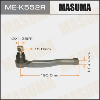 Наконечник рулевой тяги Masuma ME-K552R GENERAL MOTORS DAEWOO RH