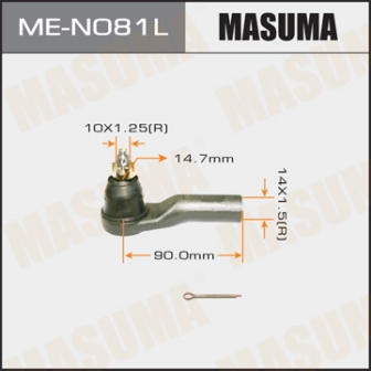 Наконечник рулевой тяги Masuma ME-N081L MICRA K12E