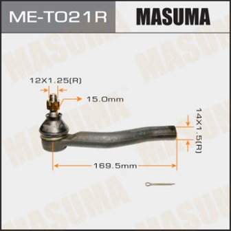 Наконечник рулевой тяги Masuma ME-T021R VITZ YARIS NCP9