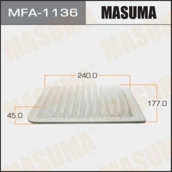 Воздушный фильтр Masuma   MFA-1136  A-1013