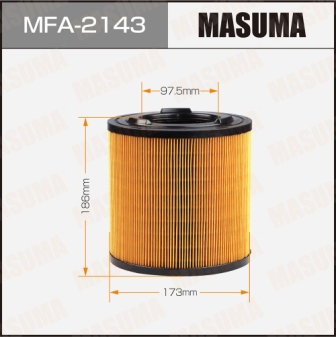 Воздушный фильтр Masuma   MFA-2143  A-2020 NISSAN  ATLAS  ZD30DDTI