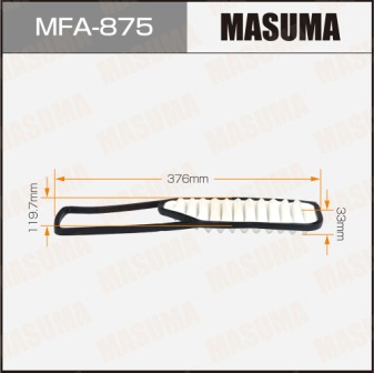 Воздушный фильтр Masuma   MFA-875  A-752 MIRAMIRA COCOAMIRA E:SMOVEMOVE CONTETANTOTANTO EX