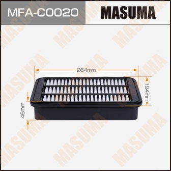 Воздушный фильтр Masuma   MFA-C0020  CHERY TIGGO T11 2.4  (130)
