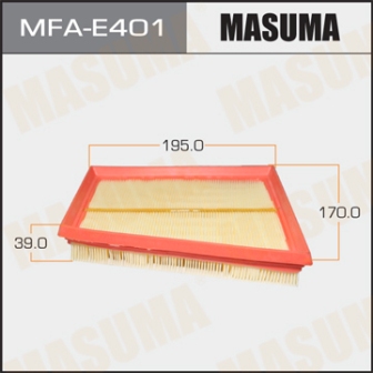Воздушный фильтр Masuma   MFA-E401  FORD FIESTA 04-08, FUSION 06~