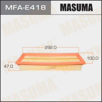 Воздушный фильтр Masuma   MFA-E418  PEUGEOT 406 V1600, V1800   95-04
