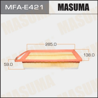 Воздушный фильтр Masuma   MFA-E421  PEUGEOT 107, 206, 307, 1007 V1400   01-