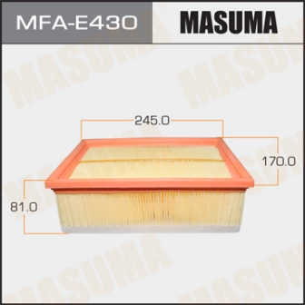 Воздушный фильтр Masuma   MFA-E430  PEUGEOT 206, 307 V1400, V1600   00-