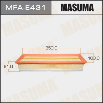 Воздушный фильтр Masuma   MFA-E431  PEUGEOT 206, 307 V1400, V1600   03-