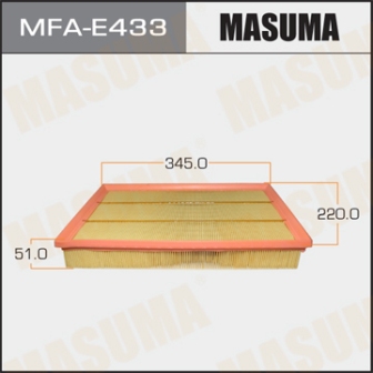 Воздушный фильтр Masuma   MFA-E433  AUDI A3   03-