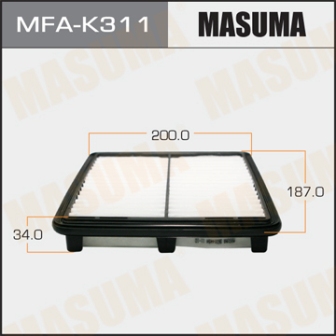 Воздушный фильтр Masuma   MFA-K311  DAEWOO MATIZ 1998-2005 0,8-1,0V