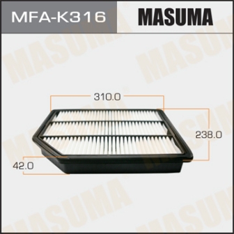 Воздушный фильтр Masuma   MFA-K316  HYUNDAI iX55 2008~
