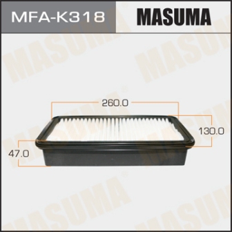 Воздушный фильтр Masuma   MFA-K318  HYUNDAI Accent 2005~;KIA Rio 2005~