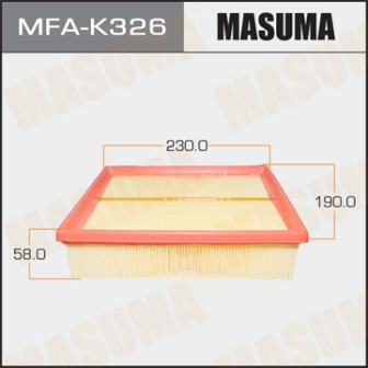 Воздушный фильтр Masuma   MFA-K326  HYUNDAI Sonata NF 04~,Sonata (EU4) 01-04