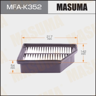 Воздушный фильтр Masuma   MFA-K352  A-14001 SSANGYONG ACTYON II  10-
