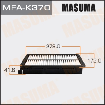 Воздушный фильтр Masuma   MFA-K370  SPORTAGE, TUCSON  DIESEL  15-
