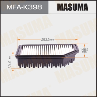 Воздушный фильтр Masuma   MFA-K398   A-9614  KIA SOUL  GAMMA, NU