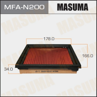 Воздушный фильтр Masuma   MFA-N200  NISSAN Fairlady Z 02~,INFINITI G37 07~