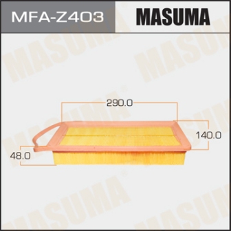 Воздушный фильтр Masuma   MFA-Z403  MAZDA MAZDA2     (120)