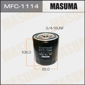 Фильтр масляный Masuma MFC-1114 C-103