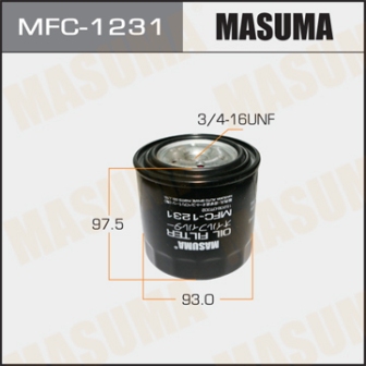 Фильтр масляный Masuma MFC-1231 C-220