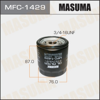 Фильтр масляный Masuma MFC-1429 C-418