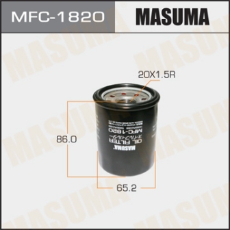 Фильтр масляный Masuma MFC-1820 C-809 аналог C-225C-415