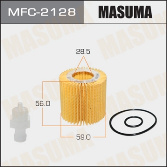 Фильтр масляный Masuma MFC-2128 O-117 вставка