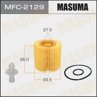 Фильтр масляный Masuma MFC-2129 O-118 вставка