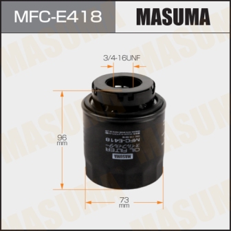 Фильтр масляный Masuma MFC-E418 LHD SKODA OCTAVIA, VOLKSWAGEN GOLF08-