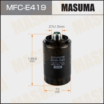Фильтр масляный Masuma MFC-E419 LHD AUDI A5, Q5, VOLKSWAGEN PASSAT08-