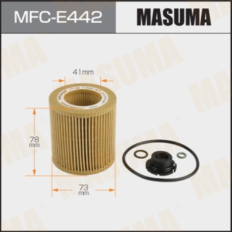 Фильтр масляный Masuma MFC-E442 LHD BMW 1-SERIES (F21), 3-SERIES (E91)