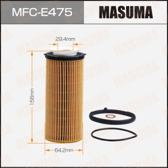 Фильтр масляный Masuma MFC-E475 OE0090 LHD