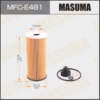 Фильтр масляный Masuma MFC-E481 OE0120