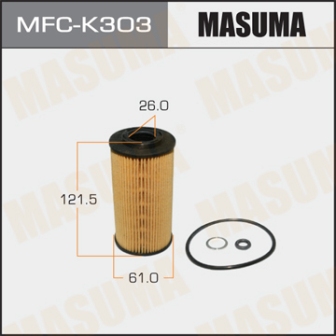 Фильтр масляный Masuma MFC-K303