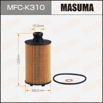 Фильтр масляный Masuma MFC-K310 OE14001 LHD