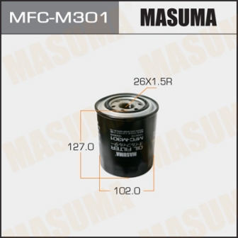 Фильтр масляный Masuma MFC-M301 MITSUBISHI PAJERO SPORT, L200 KH4W, KB4T