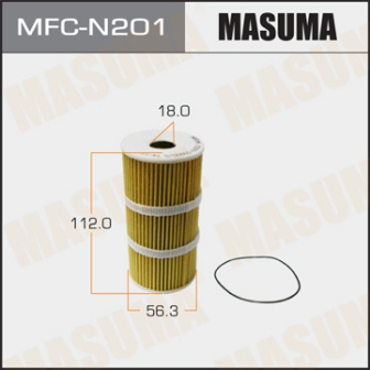 Фильтр масляный Masuma MFC-N201 вставка