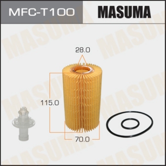 Фильтр масляный Masuma MFC-T100 LAND CRUISER 200,LEXUS LX570,SEQUOIA,TUNDRA 2007~