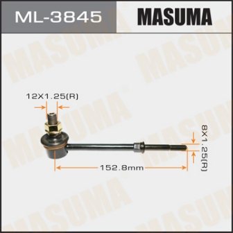 Стойка стабилизатора Masuma ML-3845 rear SURF, PRADO RZN21